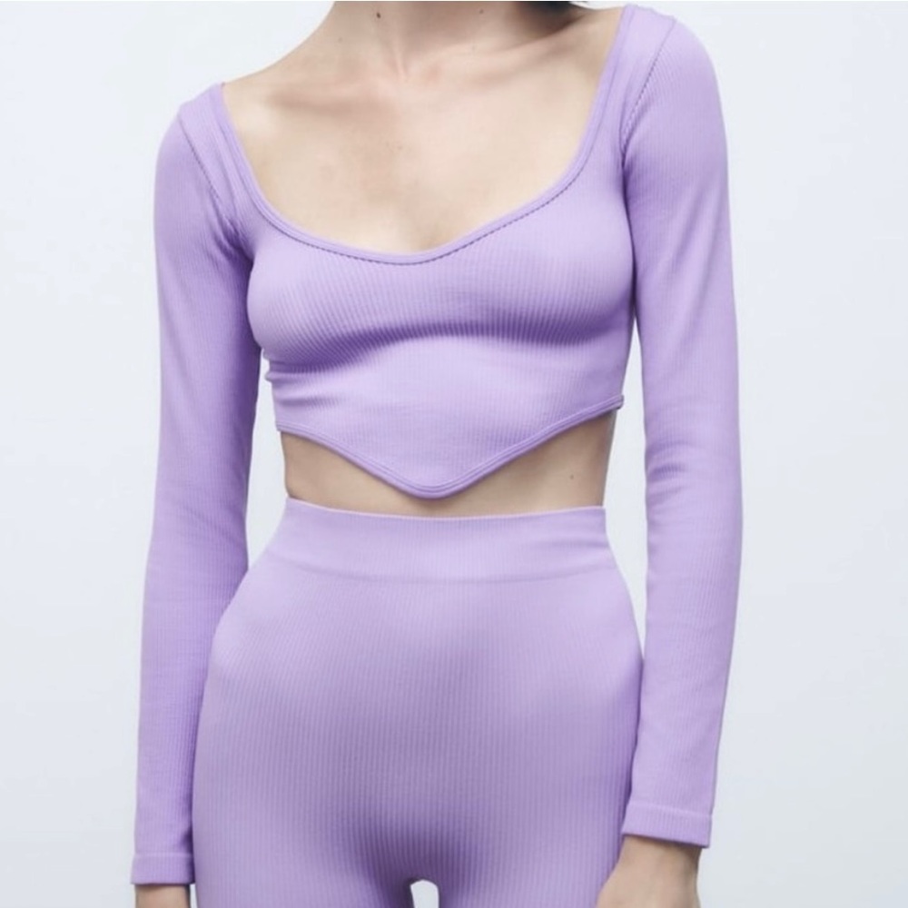 Seamless Corset lilac